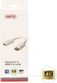 Unitek DisplayPort - HDMI biały