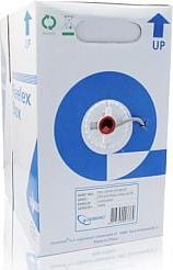 Gembird UTP, 4x2, kat. 6, drut 305m, szary