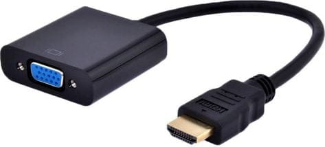 Gembird HDMI - D-Sub (VGA) + Jack 3.5mm czarny