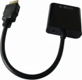 Gembird HDMI - D-Sub (VGA) + Jack 3.5mm czarny