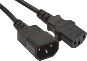 Gembird zasilający przedłużający VDE IEC320 C13/C14, 3m (gruby)
