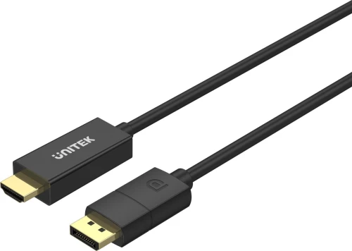 Unitek DisplayPort - HDMI 1.8m czarny