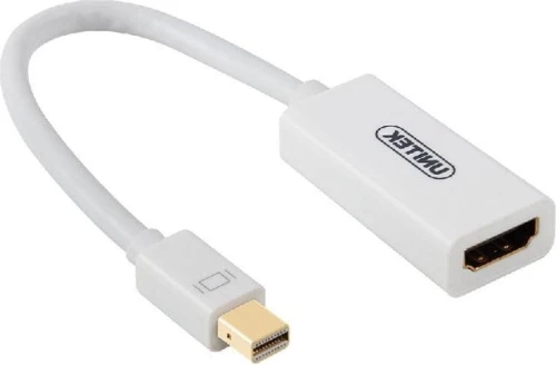 Unitek DisplayPort Mini - HDMI biały