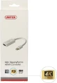 Unitek DisplayPort Mini - HDMI biały