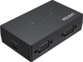 Unitek Przełącznik KVM 2-in 1-out, 2xVGA, 3xUSB-A