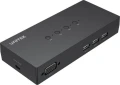 Unitek Przełącznik KVM 4-in 1-out, 4x VGA, 3xUSB-A