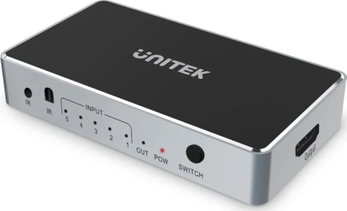 Unitek Przełącznik sygnału HDMI 1.4b 5 IN-1 OUT 4K
