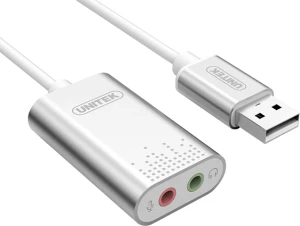 Unitek USB 0.2m srebrny