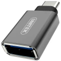 Unitek USB-C - USB Srebrny