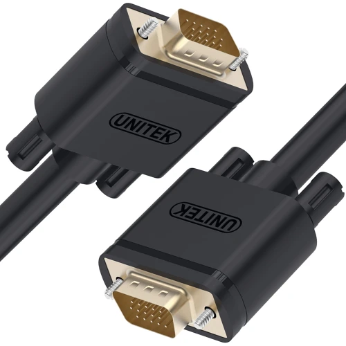 Unitek D-Sub (VGA) - D-Sub (VGA) 5m czarny