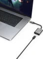 Hama Premium USB-C - DisplayPort Mini + HDMI + VGA Szary
