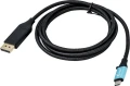 I-TEC USB-C - DisplayPort 2 m Czarny