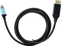 I-TEC USB-C - DisplayPort 2 m Czarny