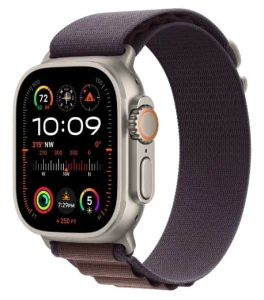 Apple Watch Ultra 2 GPS + Cellular koperta tytanowa 49mm + opaska Alpine indygo M