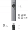 Logitech Spotlight Presentation Remote Szary