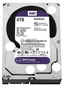 WD Purple 4TB 3.5'' SATA III (6 Gb/s)