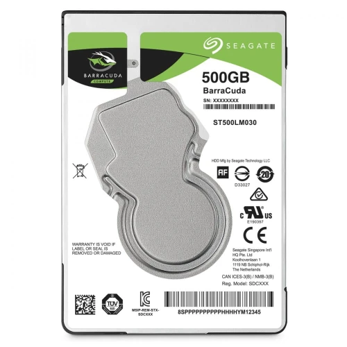 Dysk HDD Seagate BarraCuda 500GB 2,5'' 128MB ST500LM030