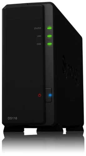 Synology DS118 1X0HDD 1GB 4x1.4Ghz 2xUSB 1xGbE
