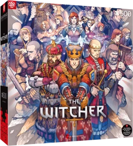 Gaming Puzzle: Wiedźmin:  Northern Realms Puzzle 500 elementów