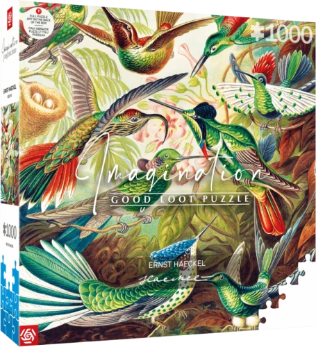 Puzzle Imagination: Ernst Haeckel Kolibry 1000 elementów