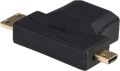 Akyga HDMI Micro - HDMI Mini - HDMI czarny