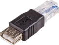 Akyga AK-AD-27 USB - RJ45 Czarny