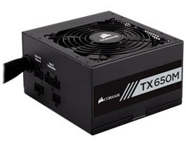 Corsair TXM Series 650W 80 Plus Gold efficiency