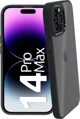 Smart Engineered Hardcover Protective Case for Apple iPhone 14 Pro Max transparent/black
