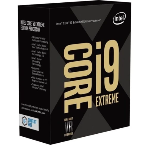 Intel Procesor Core i9-9980XE BOX 3GHz, LGA2066