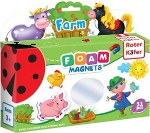 Roter Kafer Foam Magnets: Farm