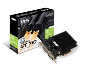 MSI GeForce GT710 2GB H2D DDR3 64BIT DVI-I/DVI-D/miniHDMI