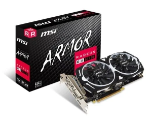 MSI Radeon RX 570 ARMOR OC 4GB 256BIT HDMI/DVI/3DP