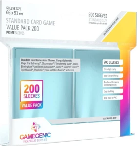 Gamegenic: Prime Value Sleeving Pack  200 sztuk, Clear
