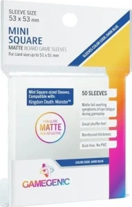 Gamegenic: Matte Mini Square-Sized Sleeves 53x53mm