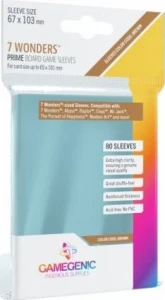 Gamegenic: Prime 7 Wonders Sleeves , 80 sztuk