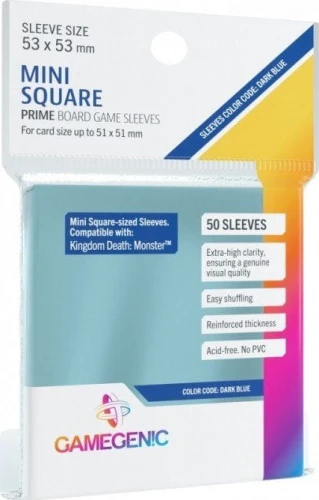 Gamegenic: Prime Mini Square-Sized Sleeves , 50 sztuk