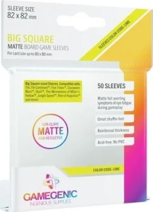 Gamegenic: Matte Big Square-Sized Sleeves 82x82mm