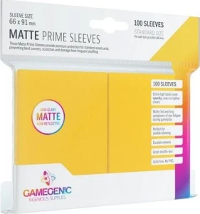 Gamegenic: Matte Prime CCG Sleeves 66x91mm Yellow