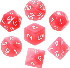 Rebel Komplet kości REBEL RPG - Kamienie Księżycowe - Awenturyn