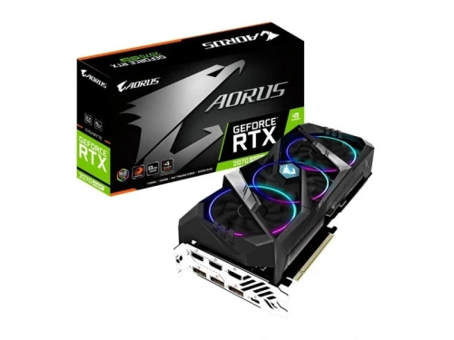 Gigabyte Karta graficzna GeForce AORUS RTX 2070SUPER 8G GDDR6 256BIT 3DP/3HDMI/USB-C