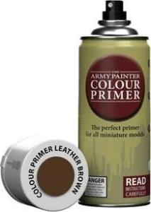 Army Painter: Colour Primer - Leather Brown Spray