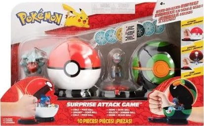 Figurka The Pokemon Company International Pokemon: Surprise Attack Game - Gible vs Deino