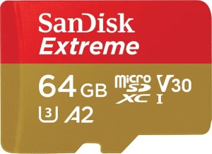 SanDisk Extreme MicroSDXC 64 GB Class 10 UHS-I/U3 A2 V30