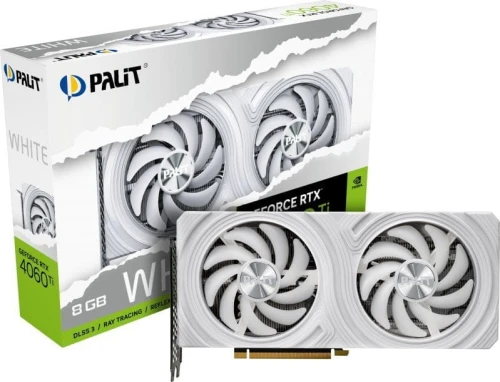 Karta graficzna Palit GeForce RTX 4060 Ti White 8GB GDDR6