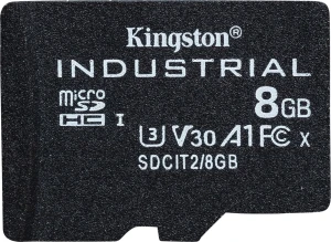 Kingston Industrial MicroSDHC 8 GB Class 10 UHS-I/U3 A1 V30
