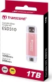 Transcend ESD310P 1TB Różowy