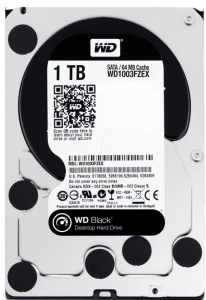 WD Black performance 1TB 3.5" SATA III
