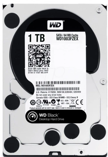 Dysk HDD Western Digital Black 1TB 3,5'' 64MB SATAIII WD1003FZEX