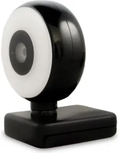WEMISS CM-A2 Stream Series with Ring Light Full HD Webcam with 1/3"-CMOS Sensor Black