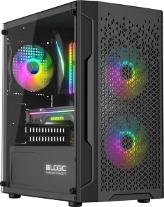 LOGIC ARAMIS ARGB MINI USB 3.0 CZARNA OBUDOWA KOMPUTEROWA BEZ ZASILACZA